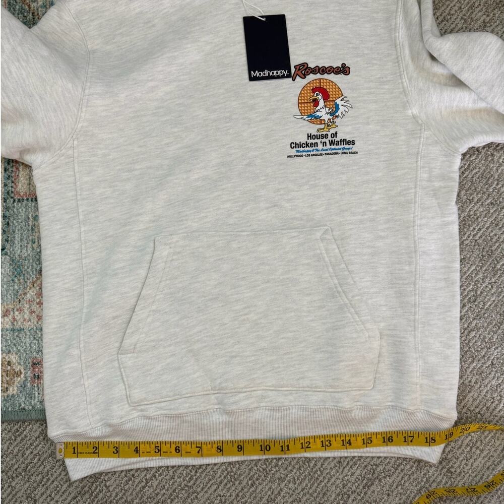 Madhappy Hoodie Sweatshirt Roscoe’s Collab Size XS Oversize NWT Streetwear Grail - Picture 12 of 13
